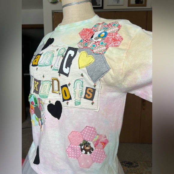 Ransom Note Tee Shirt - Sherbet Tie Dye - Picture 5 of 14